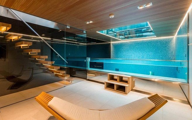 Basement Glass Pool